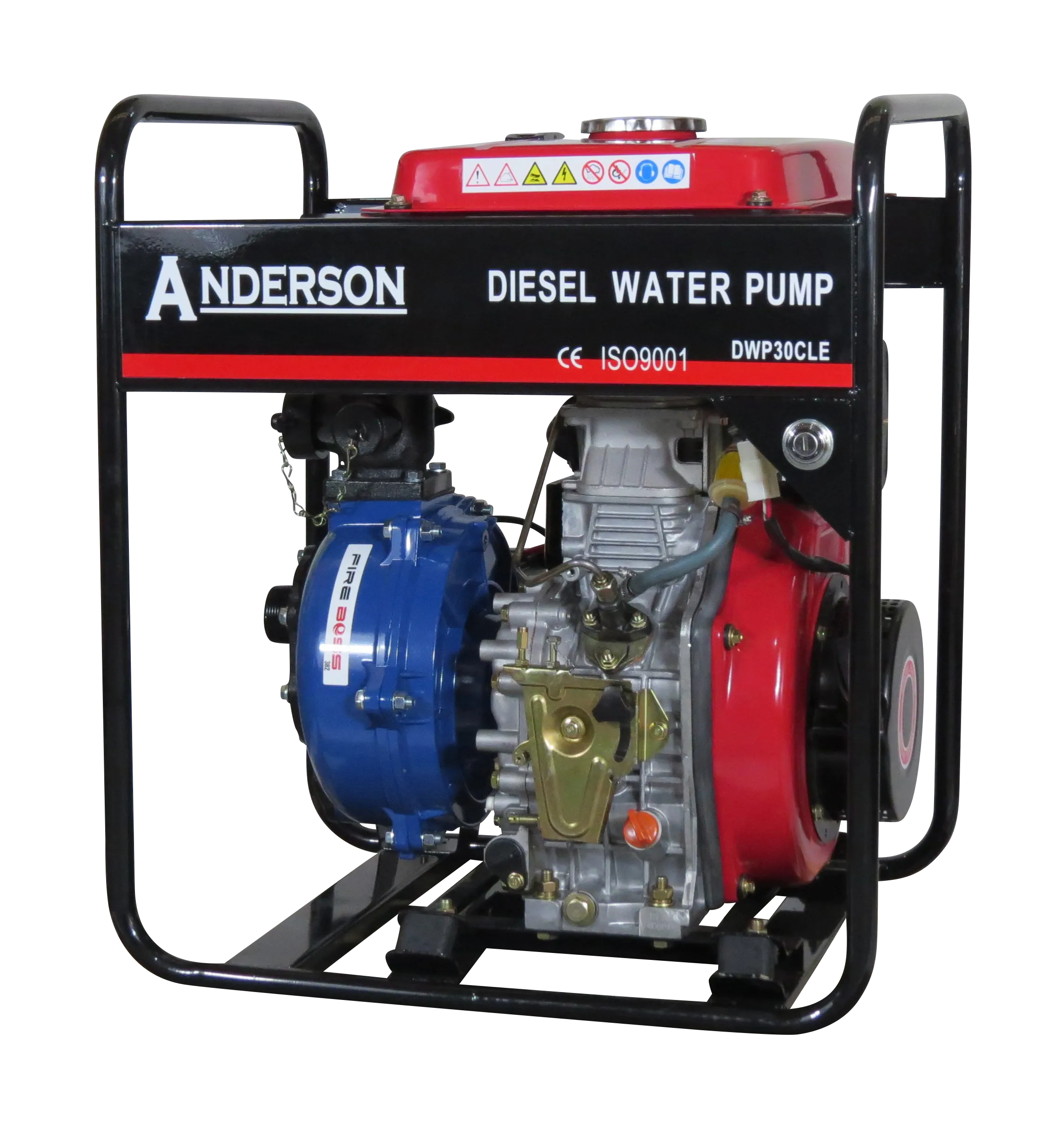 1½" Anderson Diesel 382 Fireboss® Twin Impeller Pump Electric start