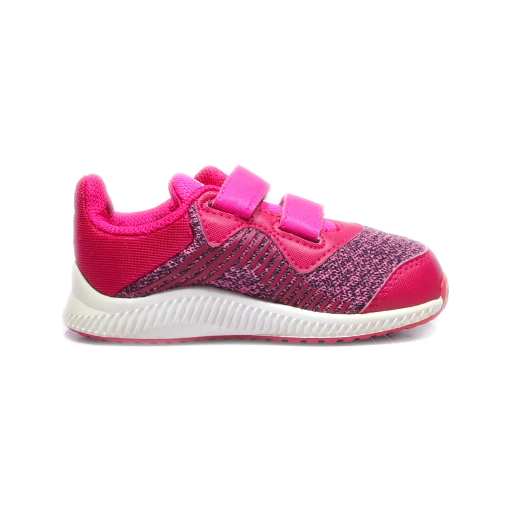 Adidas Fortarun Cf Sport Shoes Fabric Pink Colour For Kids