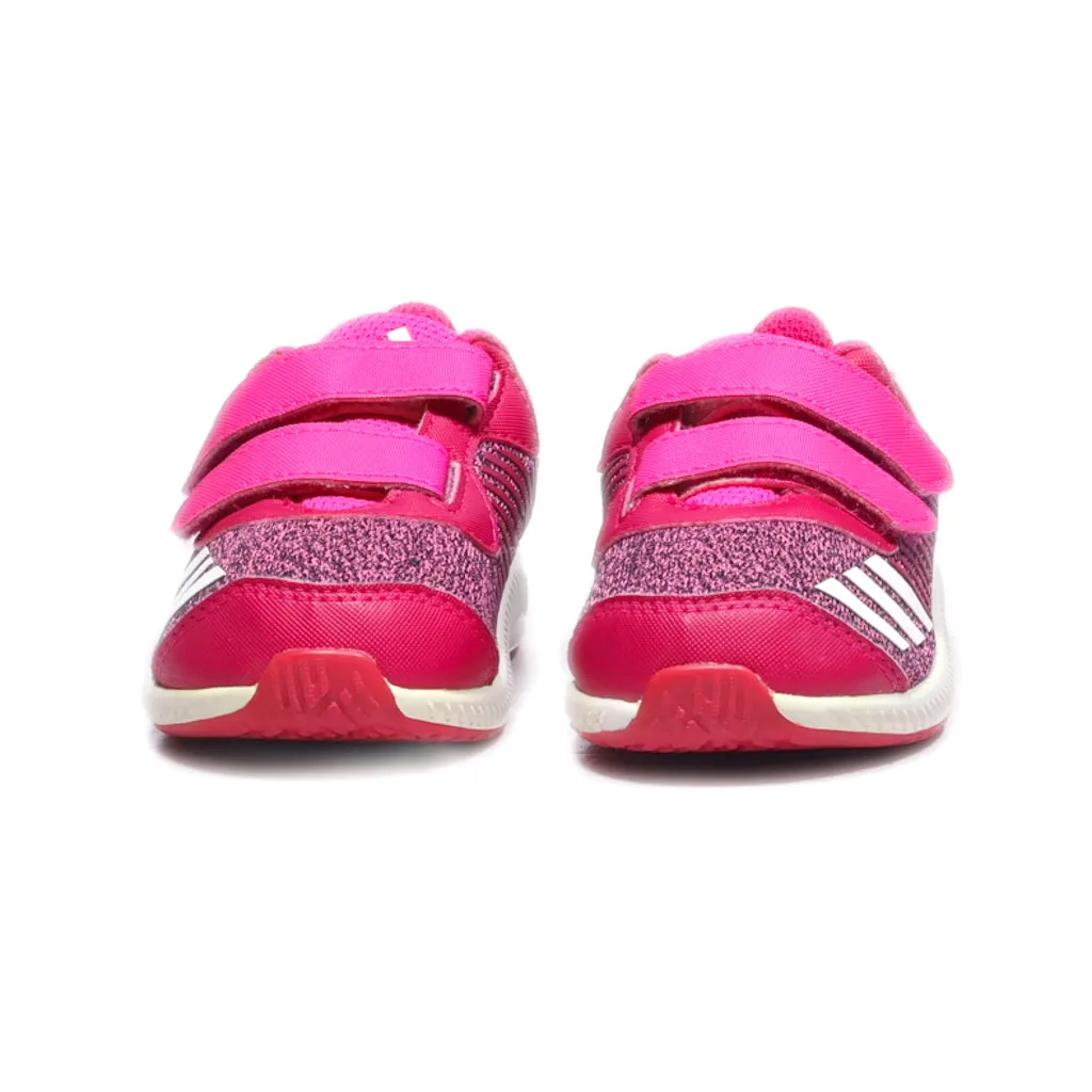 Adidas Fortarun Cf Sport Shoes Fabric Pink Colour For Kids