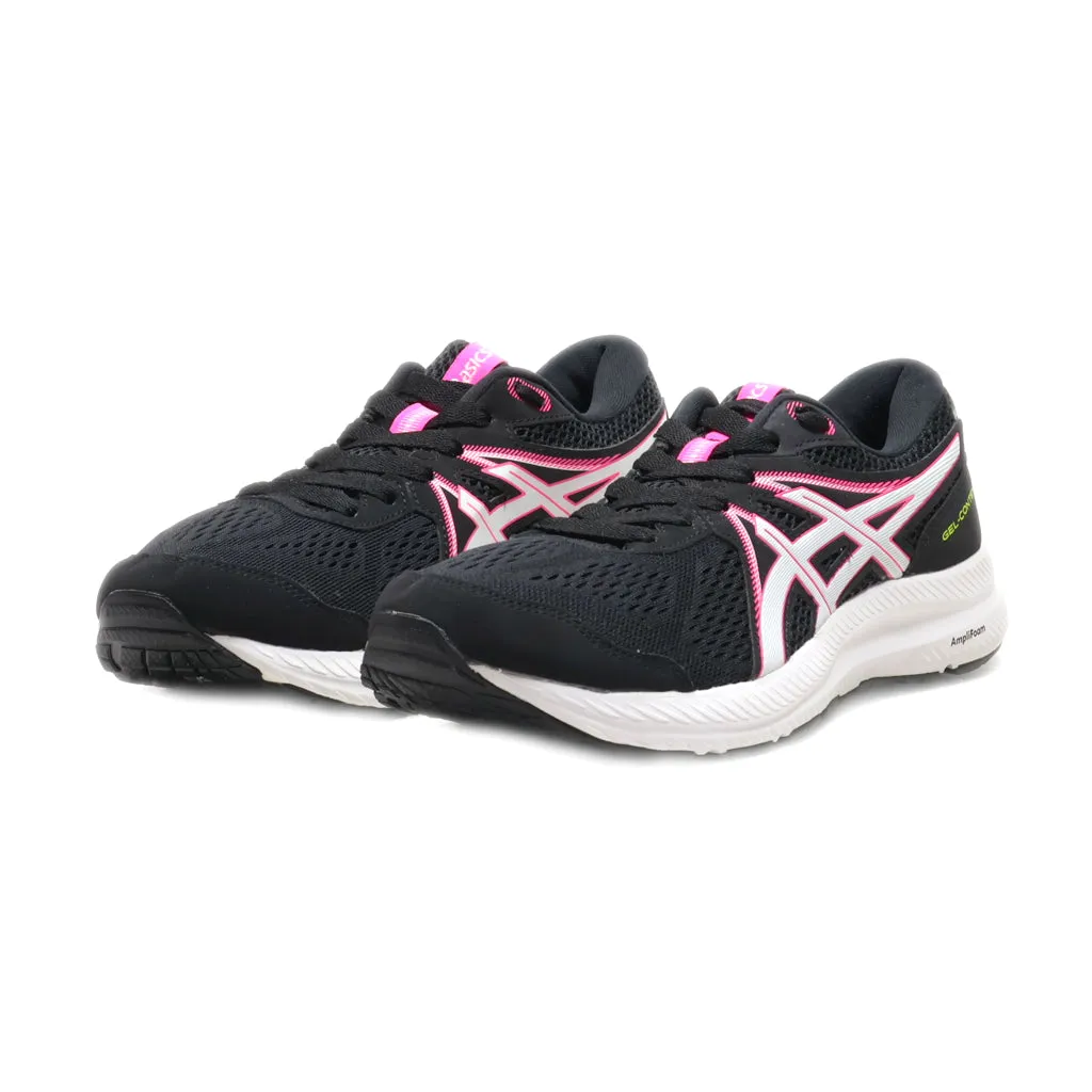 Asics Sport Shoes Fabric Black Colour For Men