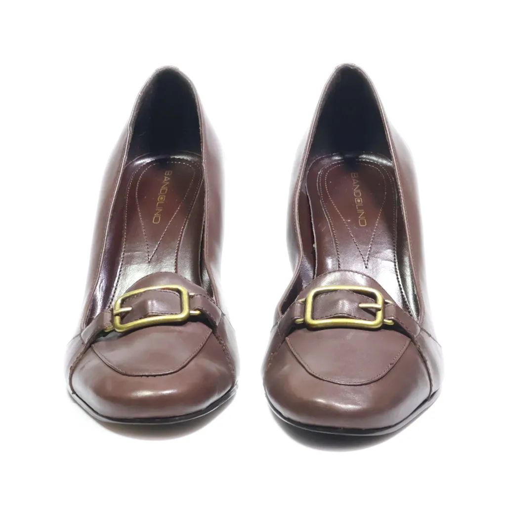Bandolino High-Heel Shoes Leather Brown Colour For Women