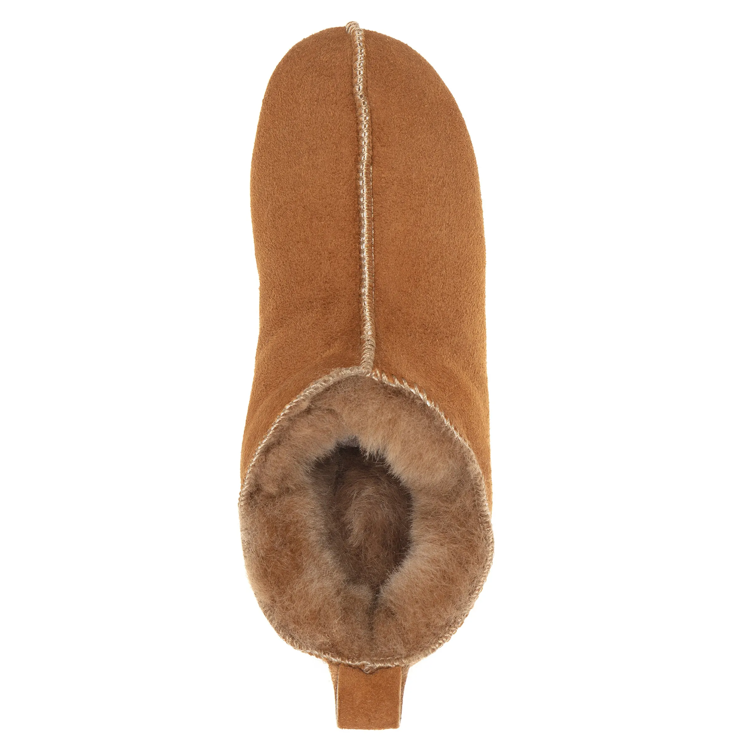Berit Sheepskin Slippers/Yoga Shoe - Chestnut