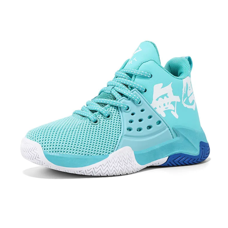 Boys Basketball Shoes Soft Sole Non-slip Breathable Kids Sneakers