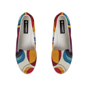 Colorful Abstract Pattern Nook Espadrille