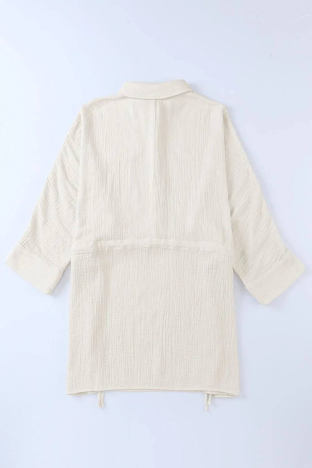 Drawstring Organic Minidress