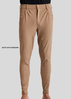Gary Men Breeches - Kneegrip, Latte