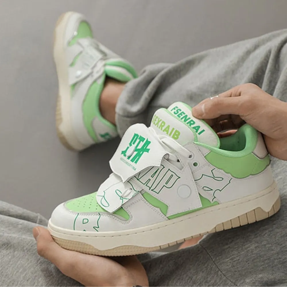 “Green Graffiti”Shoes