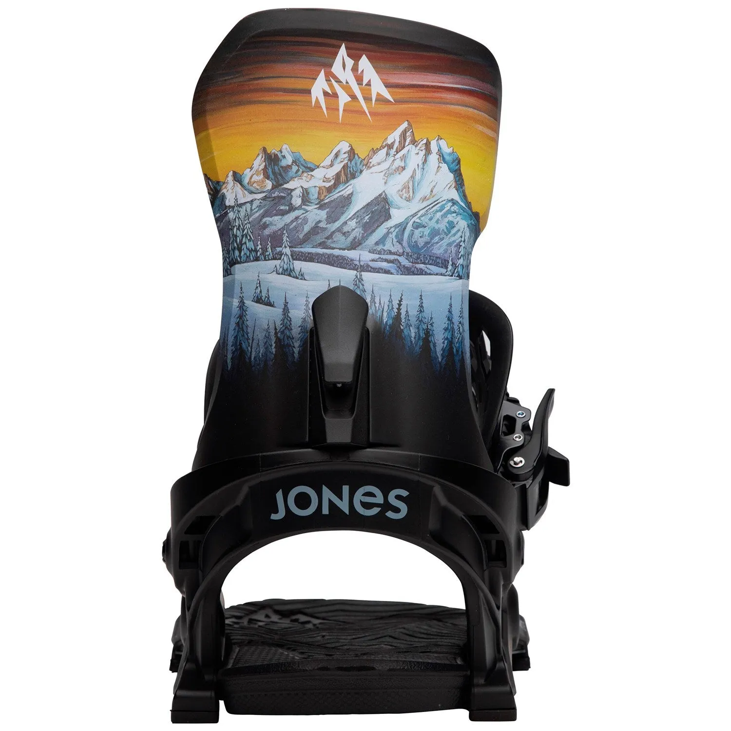 Jones Meteorite Snowboard Bindings Mens 2024 Black Art / RP Roberts