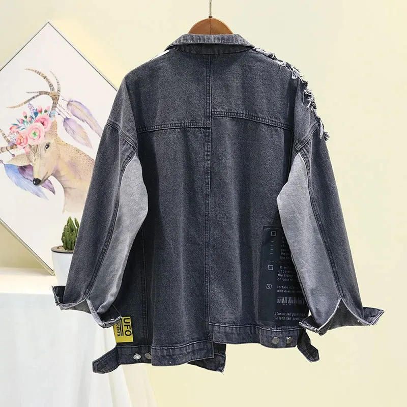 Joskaa Patchwork denim jacket