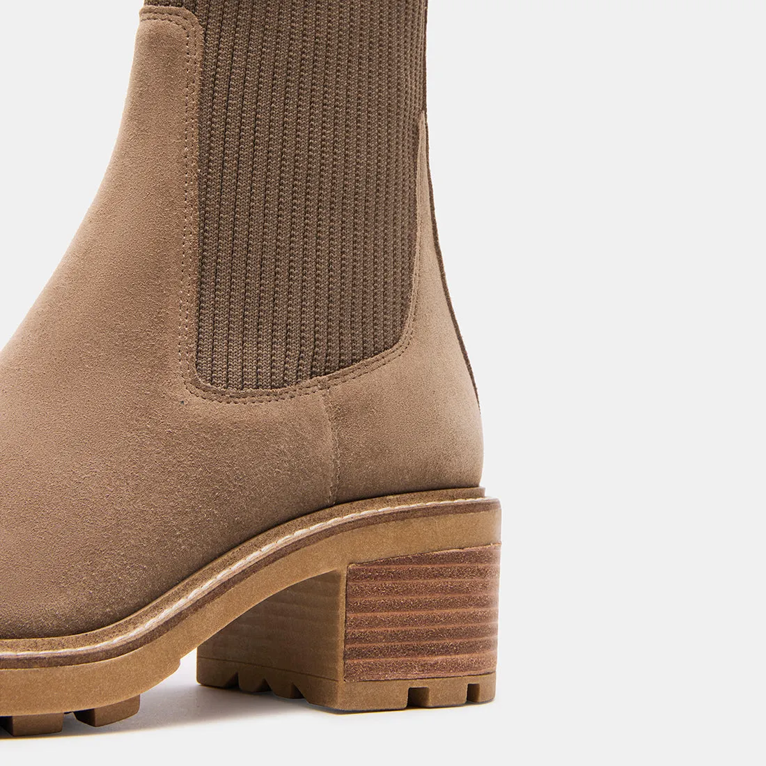 KILEY TAUPE SUEDE