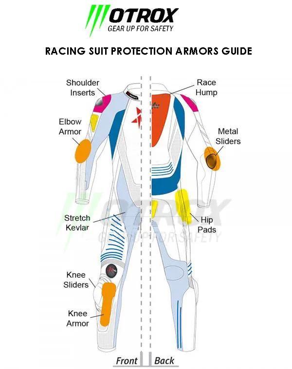 Leather Racing Suit Energetic For Men 2 pc leathers