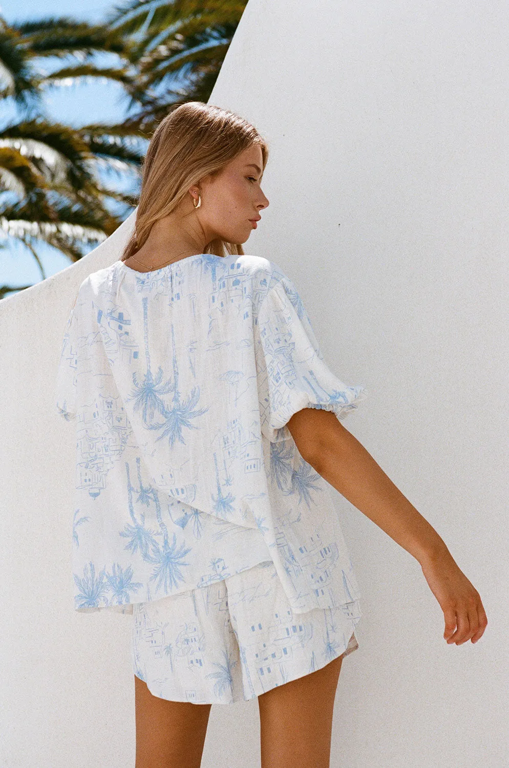 Leta Shorts - Santorini