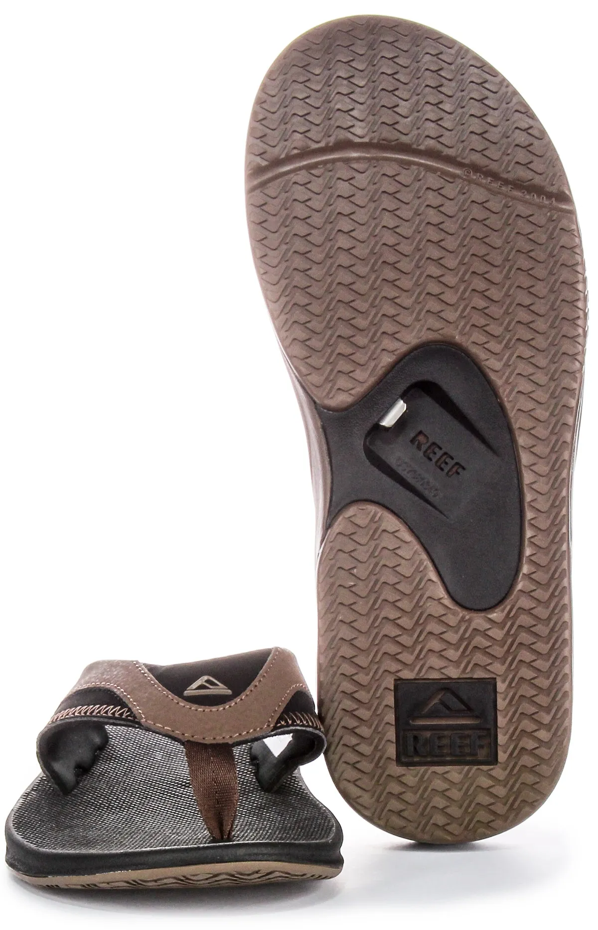 Reef M Fanning In Brown Black For Men