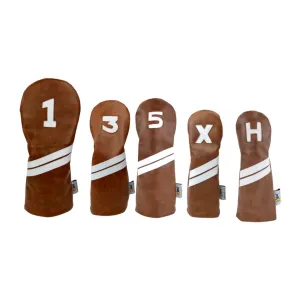 Sunfish: DuraLeather Headcovers - Caramel Brown