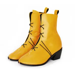 The Tabi Boot - Mustard Yellow