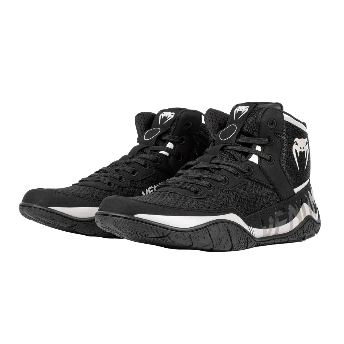 Venum Elite Wrestling Shoes Black/Sand