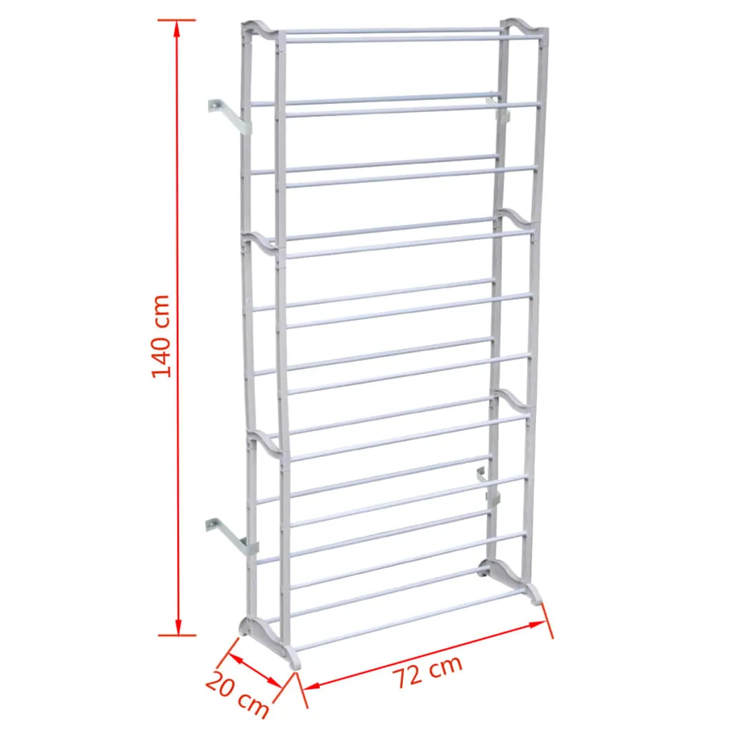 vidaXL 2 x Shoe Rack